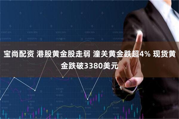 宝尚配资 港股黄金股走弱 潼关黄金跌超4% 现货黄金跌破3380美元