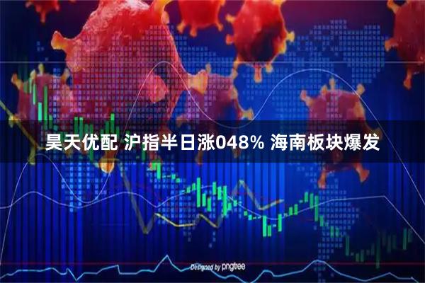 昊天优配 沪指半日涨048% 海南板块爆发